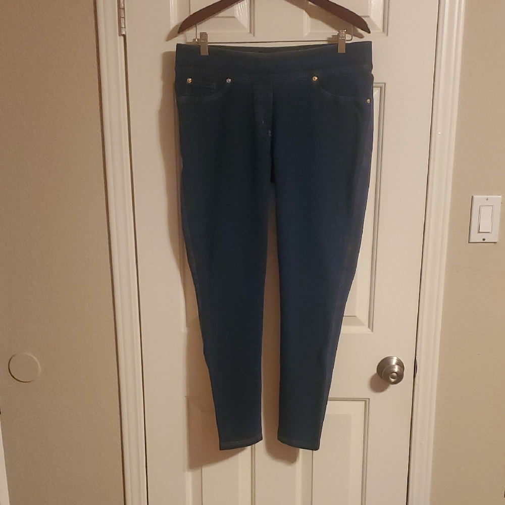 Peter Nygard Blue Women Skinny Jeans Size 14/16